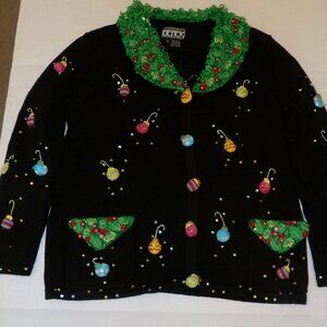 Vintage Collective Works Of Berek 2 Takako Sakon Size M Christmas Sweater